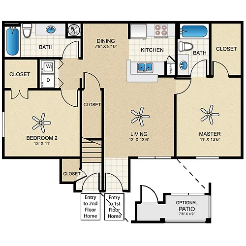 Floor plan B2