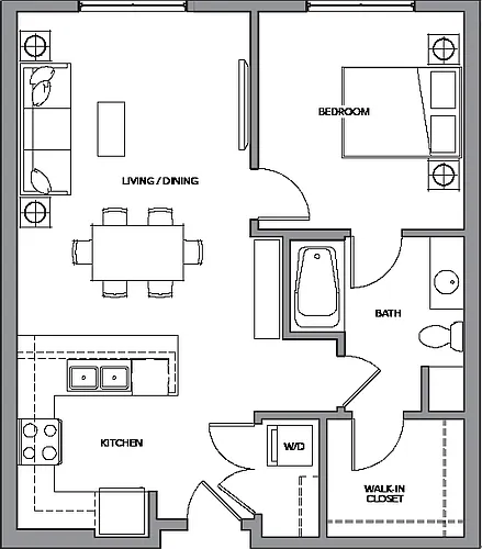 Floor plan 1N