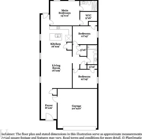 3 bed, 2.0 bath, 1401 sqft, $1,650 — Photo 3