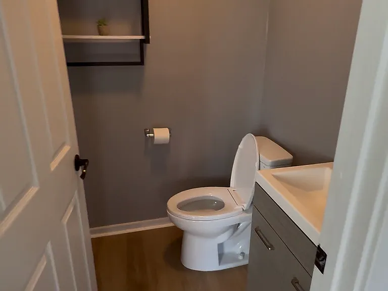 On suite bathroom