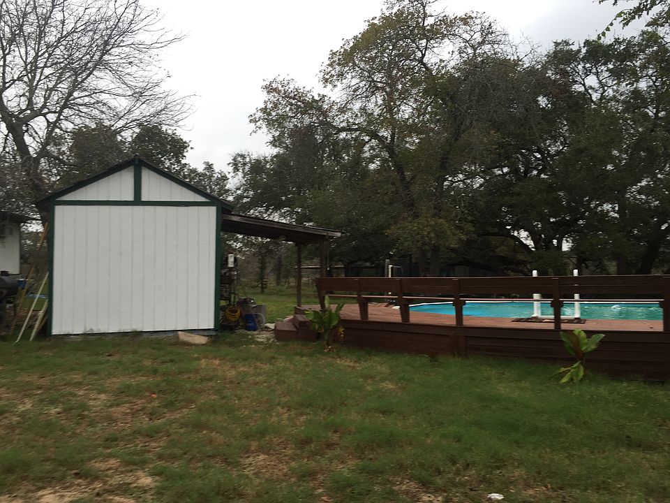 Pool with deck and storage