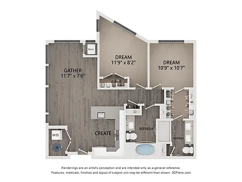 Floor plan D13