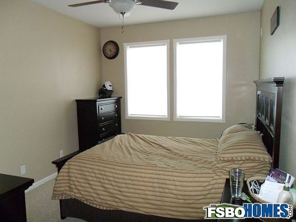 Master Bedroom, bathroom is off to the right behind the door.