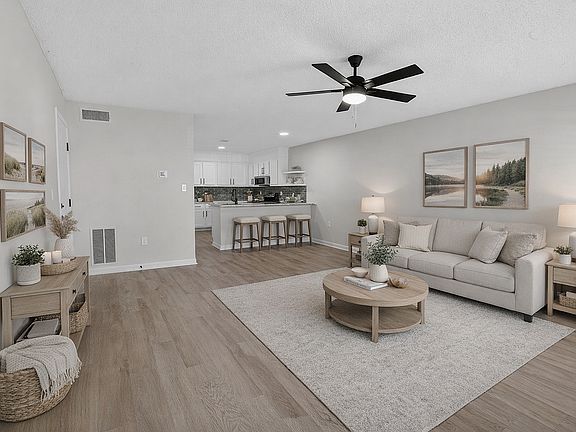 Open concept living rooms