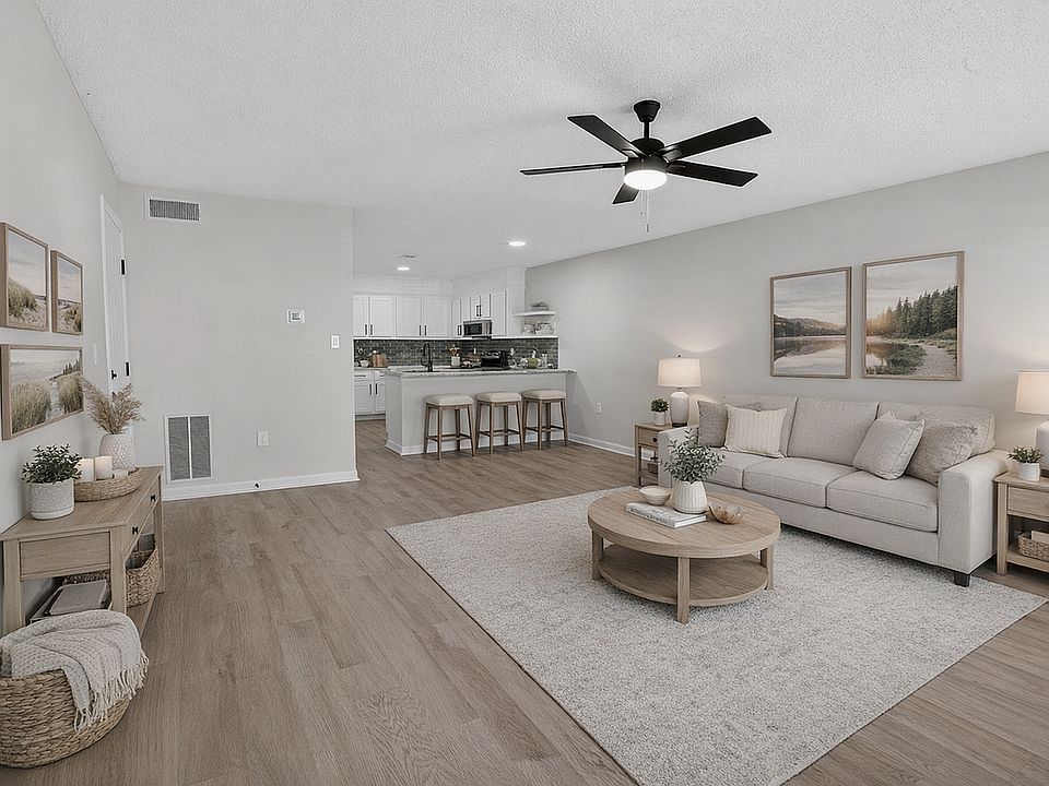Open concept living rooms