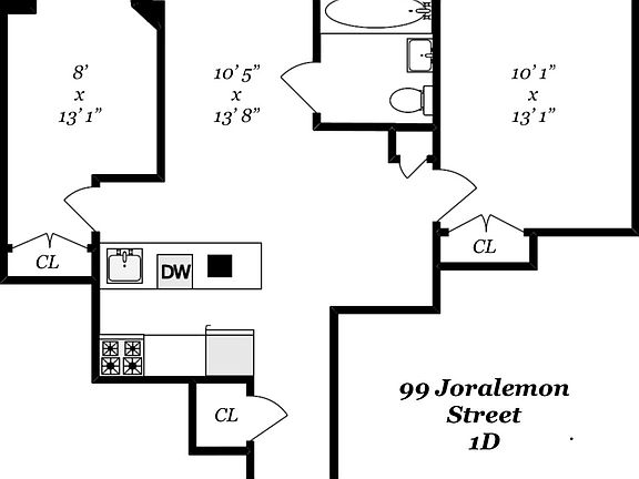 2nd image of 99 Joralemon St APT 1D