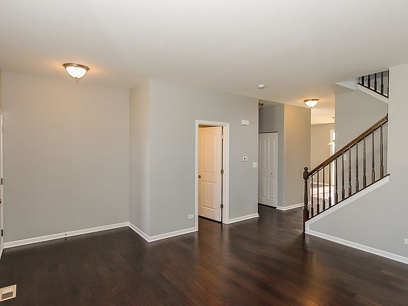Welcoming foyer into living room