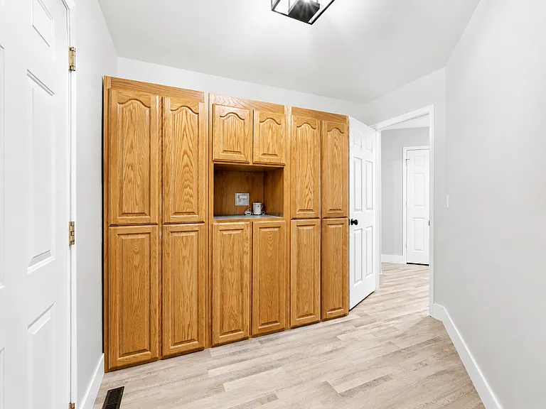 Upstairs laundry room