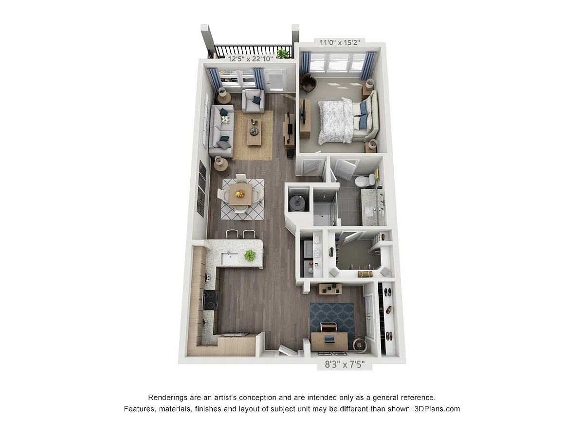 Floor plan A3B