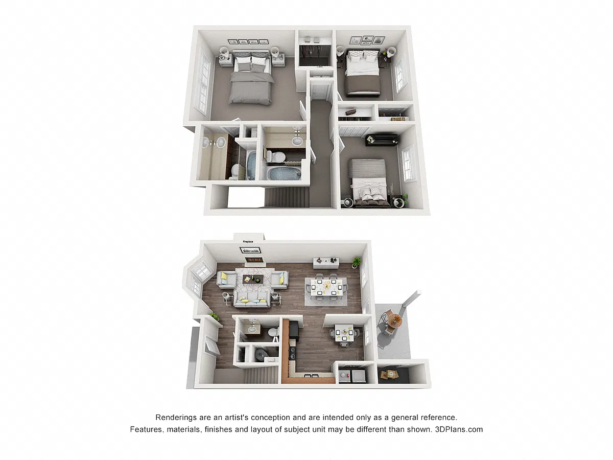 Floor plan C2 - Oak