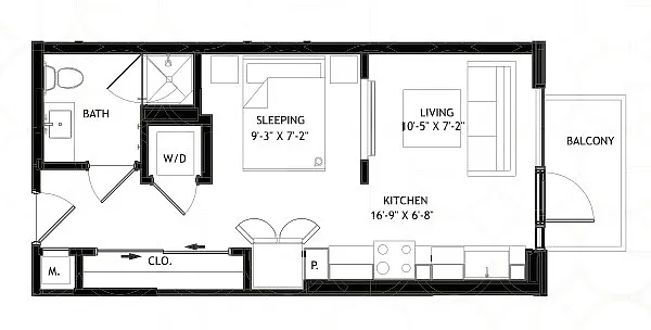 Floor plan S1a
