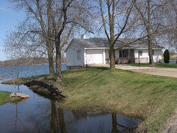 Gentle creek flows into Lake Charlotte