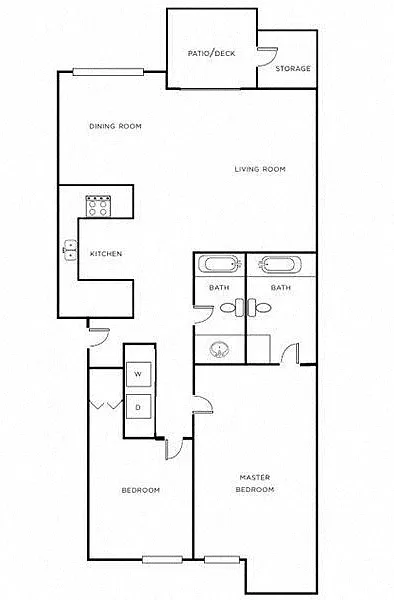 Floor plan 2X2