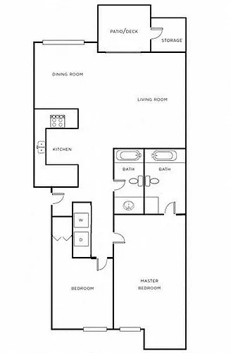 Floor plan 2X2