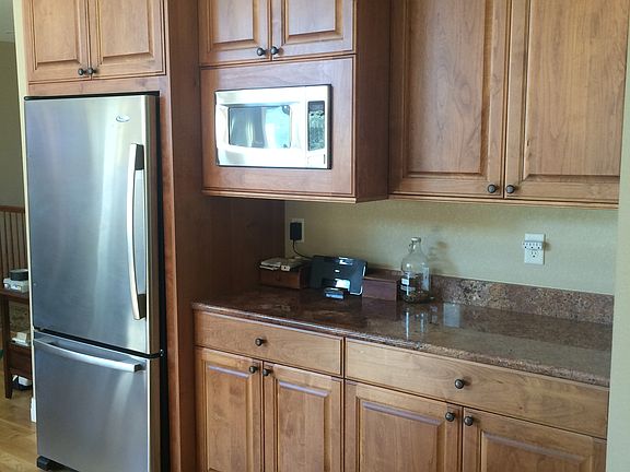 Custom wood cabinets