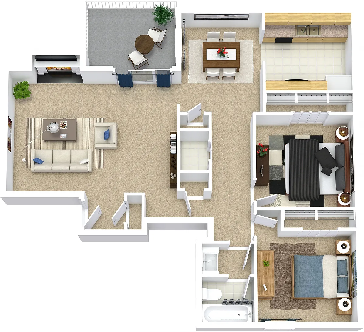 Floor plan B2