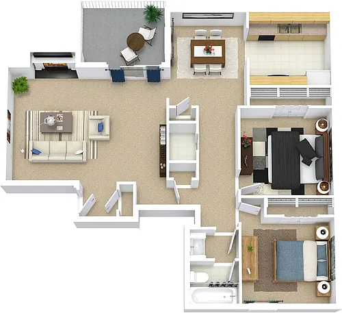Floor plan B2