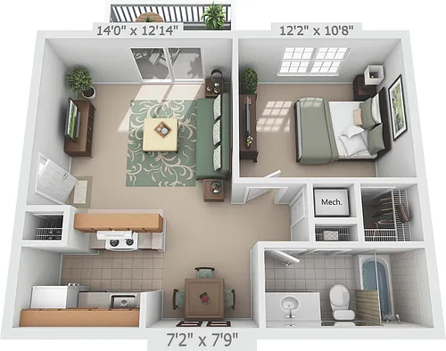 Floor plan Doral