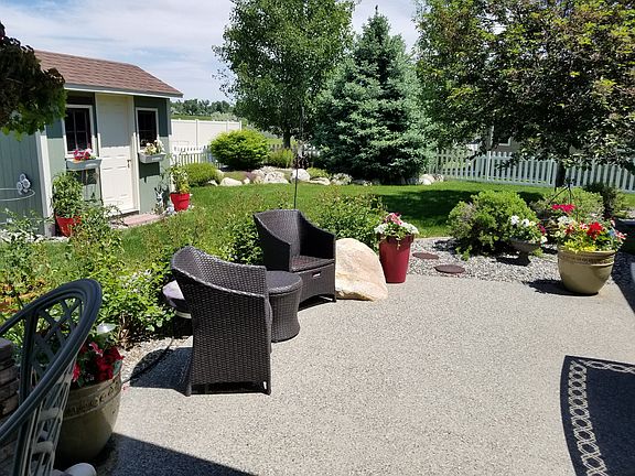 Lower patio