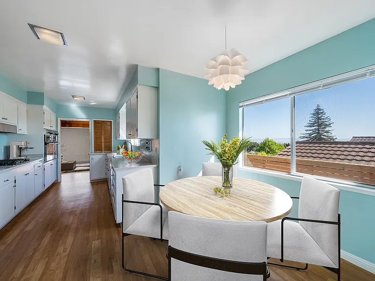 Virtually Staged Dining Area