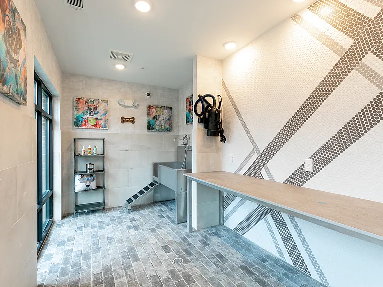 Pet wash on-site for your furry friends