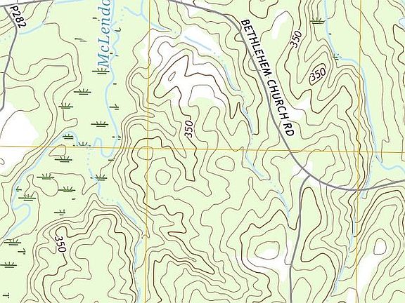 USGS Topo Map - broader area
