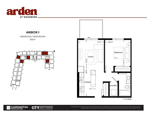 Floor plan Arbor I