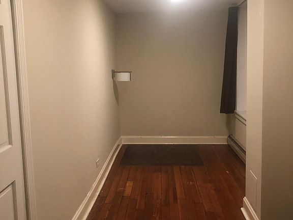 Bedroom - fits a full size bed. Other side of room has space for dresser, desk, and also has full size closet