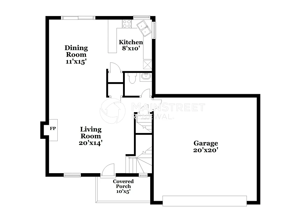 Floor Plan - 3591 Pendent Ln