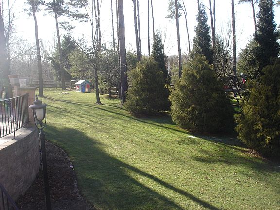 View of side yard.