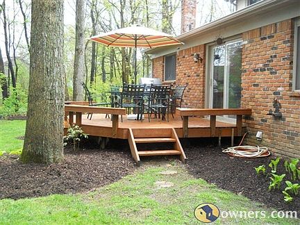 Back yard deck