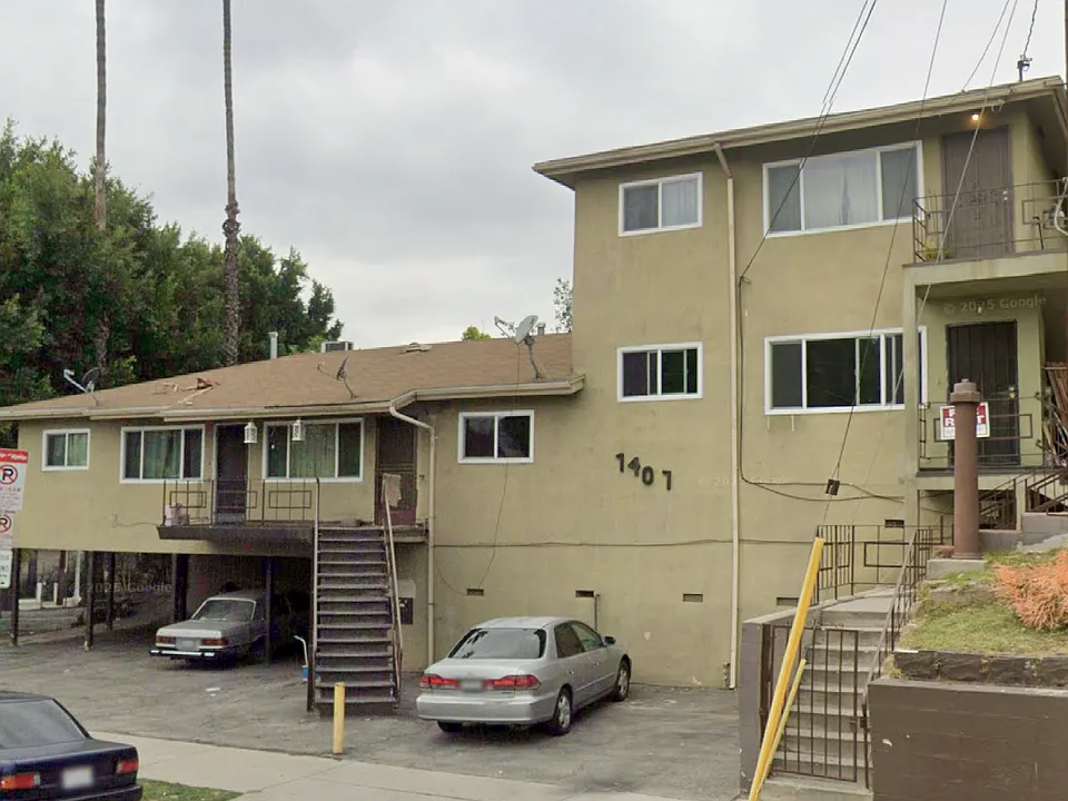 Parking spot is conveniently located to the left of the stairs directly up to your home.