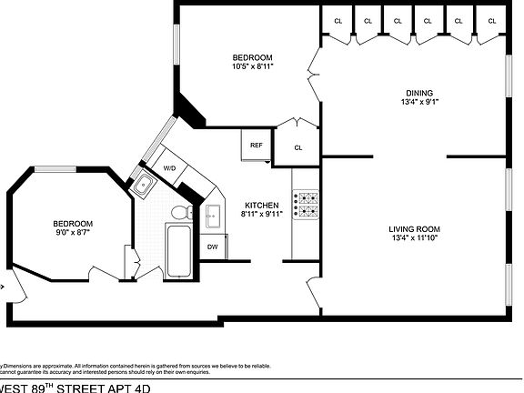 2nd image of 170 W 89th St APT 4D