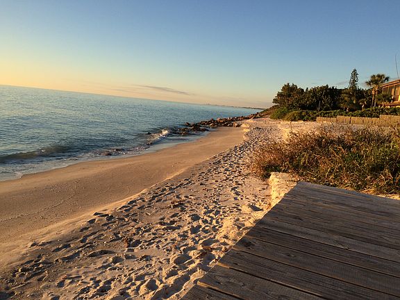 North from beach deck