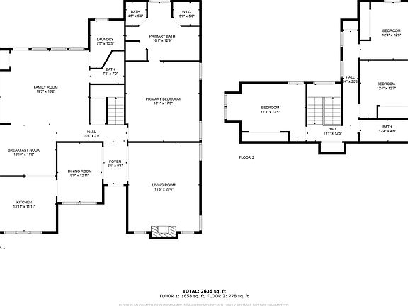 Floorplan to show the layout of the home.