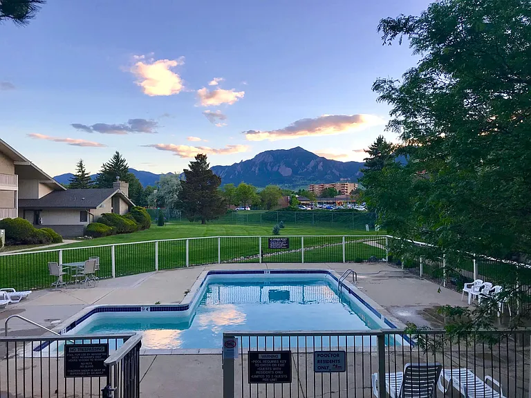 Summer view from balcony/front door