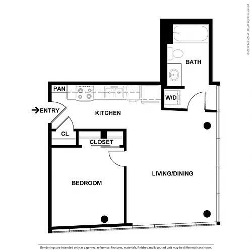 Floor plan 1X1 - C1