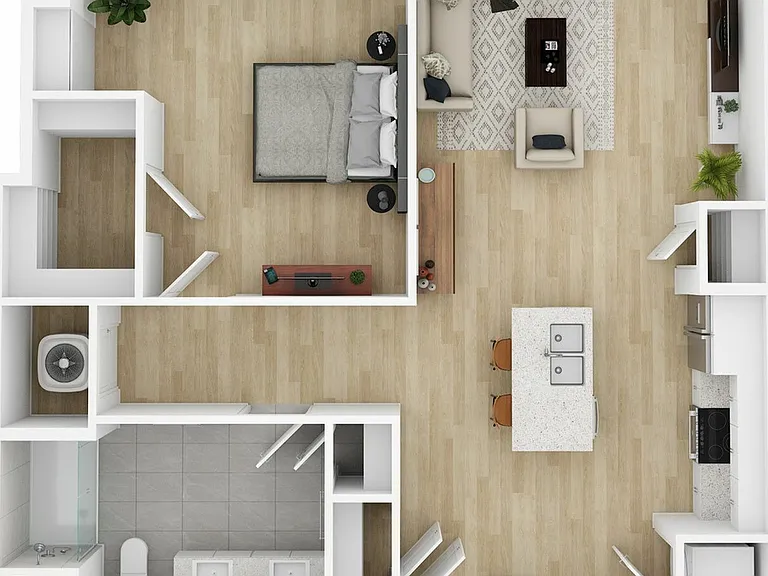 One Bedroom | One Bathroom One Bedroom | One Bathroom