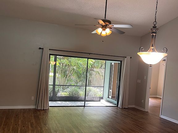 view of living room from kitchen
