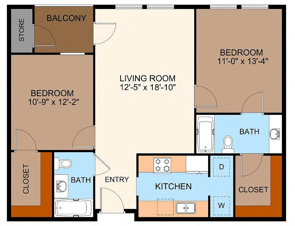 Floor plan B2