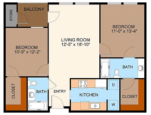 Floor plan B2