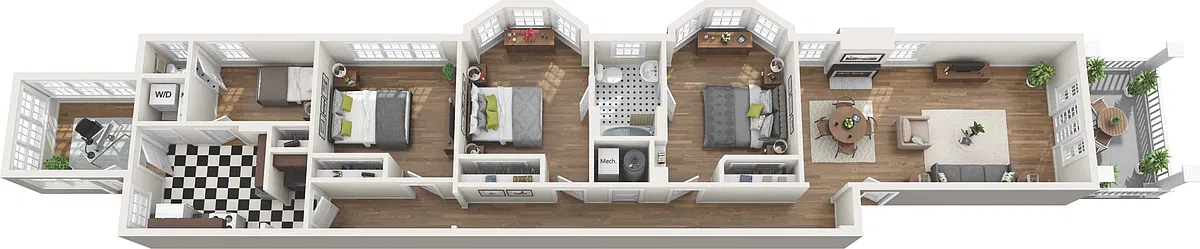 Floor plan C1 C3