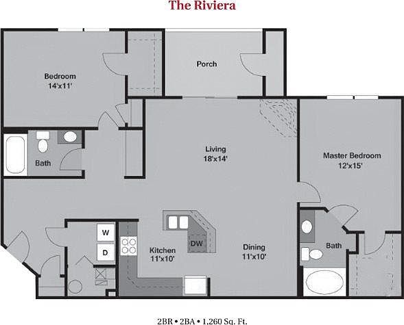 Riviera floor plan - 450-202 Hidden Ridge Court