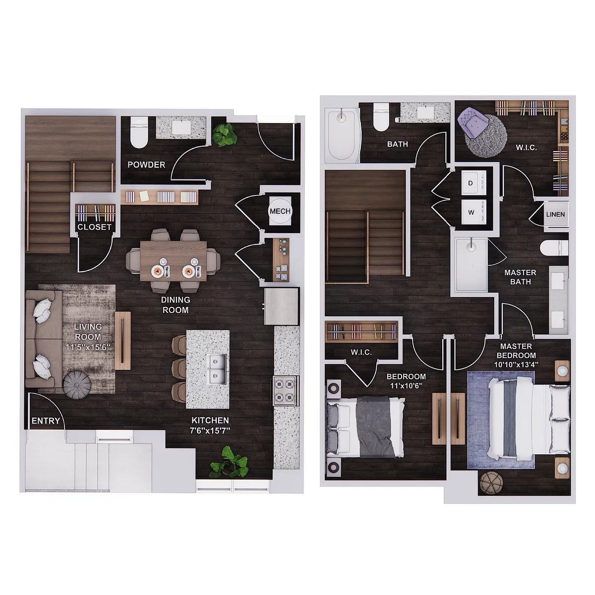 Floor plan B4 - Maisonette