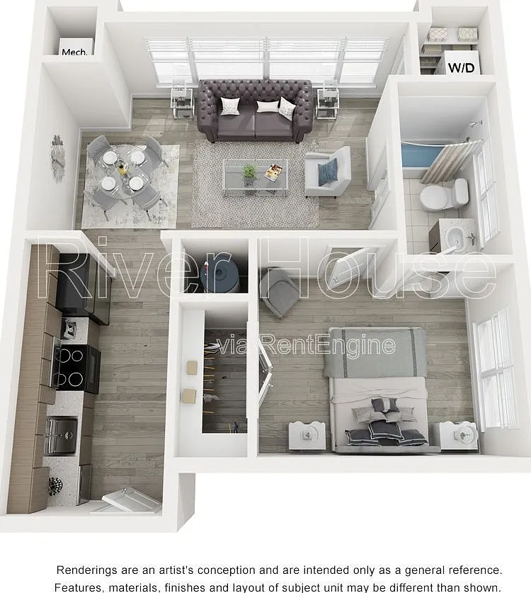 1 bed, 1.0 bath, 562 sqft, $1,234 — Photo 1