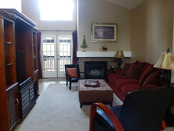 Living Room with Fire Place