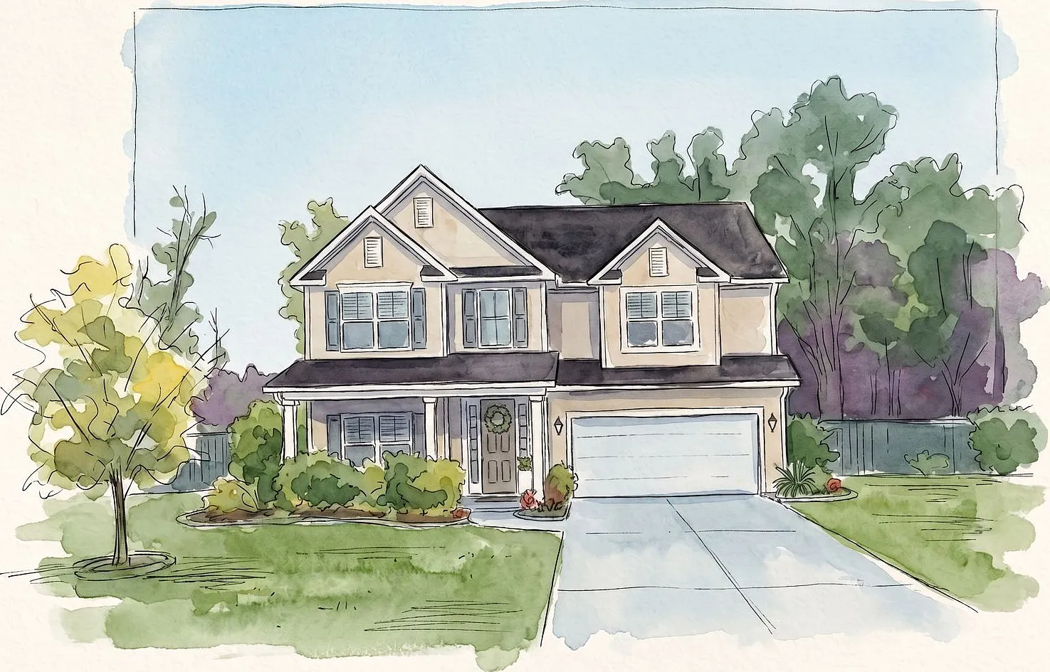 Beautiful 4-bedroom/2.5 bath 2-story home in The Commons of Richmond Hill — Photo 1