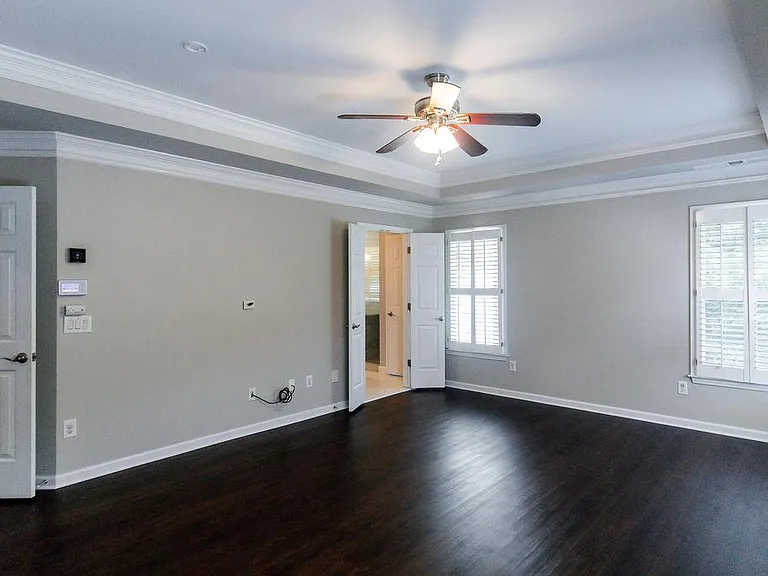 Spacious master bedroom
