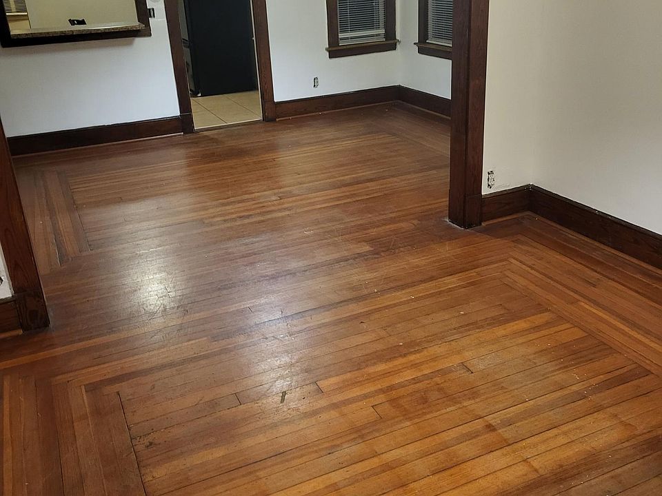Living room and dining room