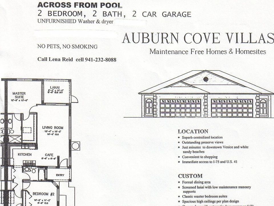 Floor plan for Villa